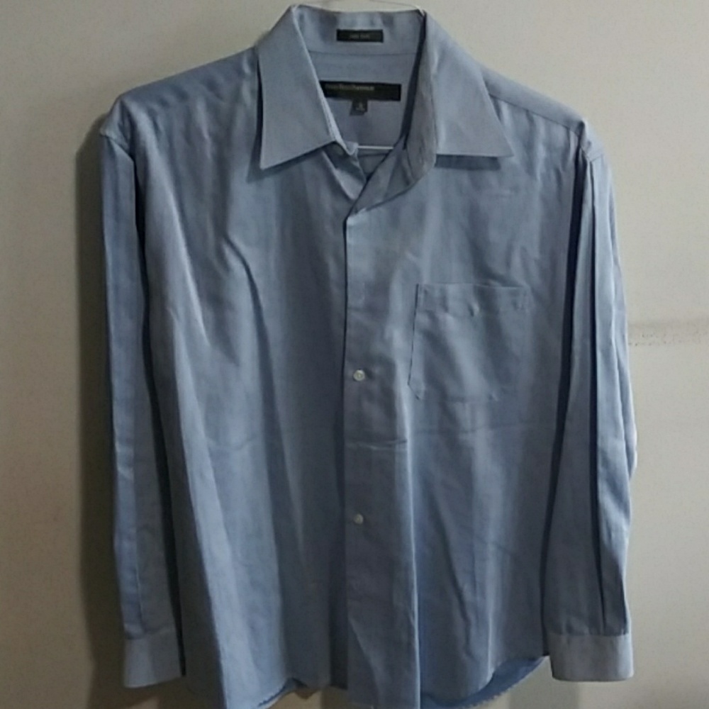 Men's long sleeve button dress shirt